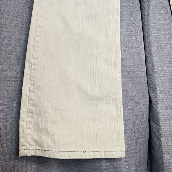 LEVI STRAUSS SIGNATURE Misses Size 16 Long Tan Boot Cut Denim Jeans Stretch - Picture 3 of 11